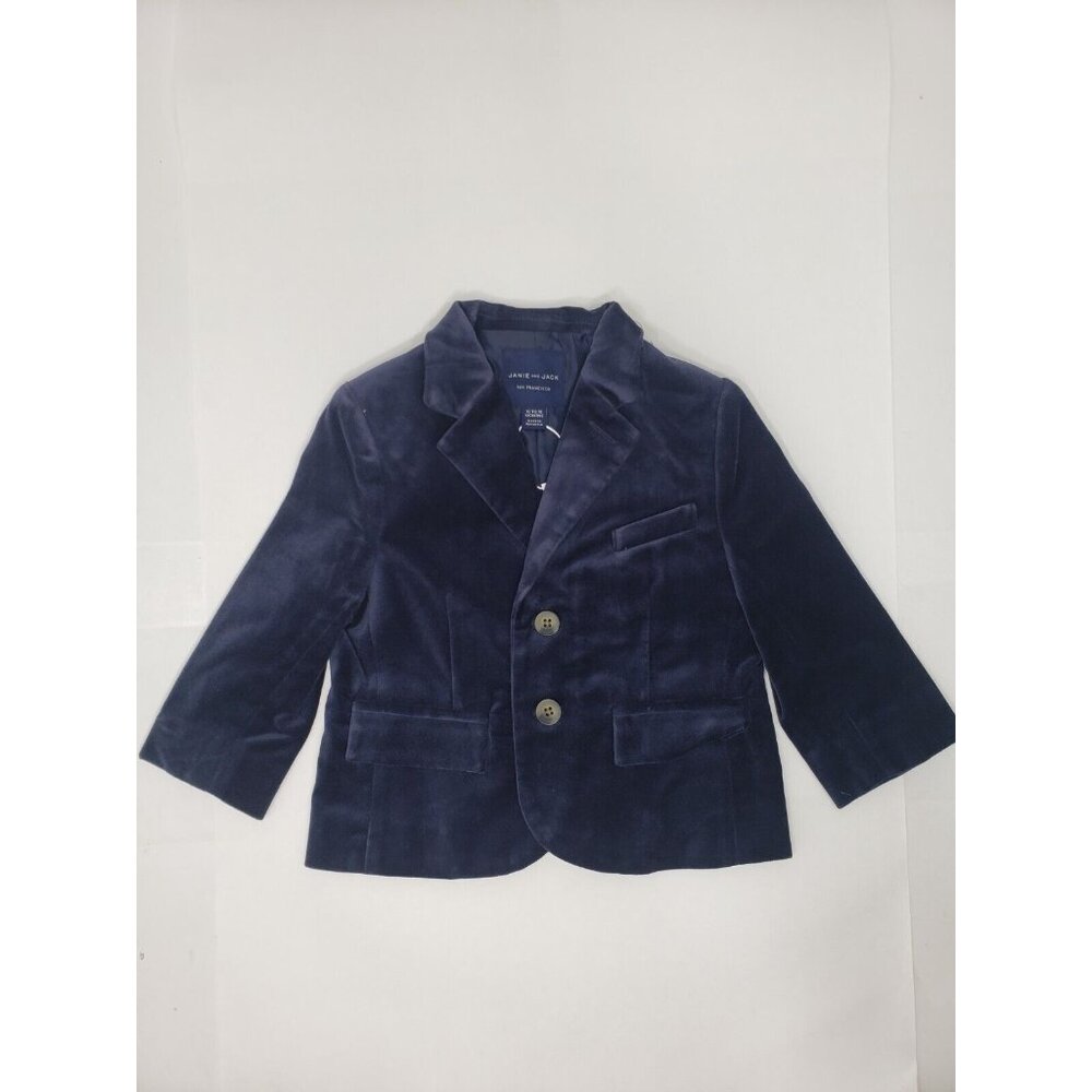 Janie and Jack Boys Velvet Party Blazer Size 12-18 Months